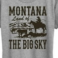 thumbnail image 3 of Instant Message - Montana Land Of Big Sky -Women's Short Sleeve Graphic T-Shirt, 3 of 6