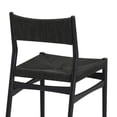 thumbnail image 6 of Pasadena Erie 5 Piece Round Dining Set in Walnut and Black Finish with Paper Cord Chairs, 6 of 8