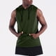 thumbnail image 1 of Blusa sin mangas con capucha de verano para hombre, informal, de moda, de color liso, con capucha, sin mangas, para hombre, 1 of 8