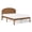 Walnut, variant on Mainstays Kids Full Size Wood Platform Bed Frame, Walnut