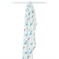thumbnail image 3 of Lulujo - Modern Collection - Baby Muslin Bamboo Swaddle Blanket, Nursing/Stroller Cover, 3 of 7
