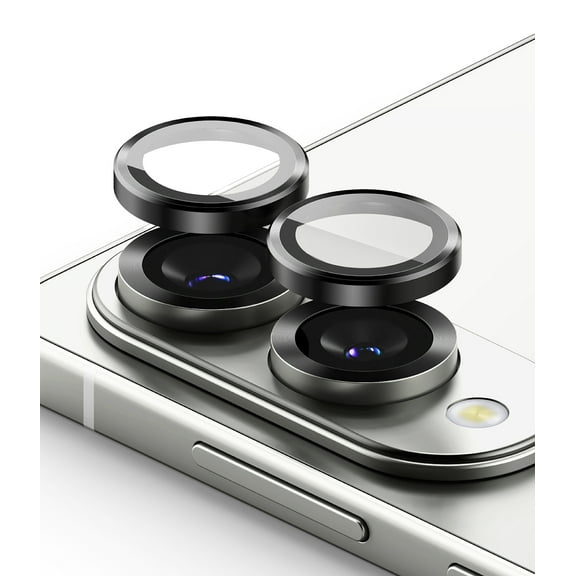 Ringke Camera Lens Frame Glass for Galaxy S25 Edge Camera Protector, Anti-Scratch Full Coverage Tempered Glass Lens Protector