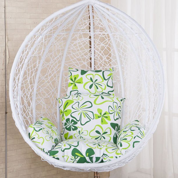Cojín de asiento para columpio, cojín colgante para silla de ratán, hamaca para patio al aire libre, cojín para porche, silla colgante, cojín de cintura Fivean unisex