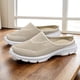 thumbnail image 5 of Zapatos de mulas zapatos planos de punto transpirables malla con puntera cerrada espalda abierta para mujeres y hombres, 5 of 7