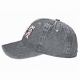 thumbnail image 3 of Vintage Washed Baseball Cap for Men and Women, Adjustable Low Profile Dad Hat, Cotton Curved Brim Casual Outdoor Hat,Distressed MAGA Flag, 3 of 7
