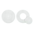 thumbnail image 1 of Cubiertas de pared de tubería Uxcell 2 piezas 51 mm/2" ID redondas removibles con tapa de orificio redondo, blancas, 1 of 5