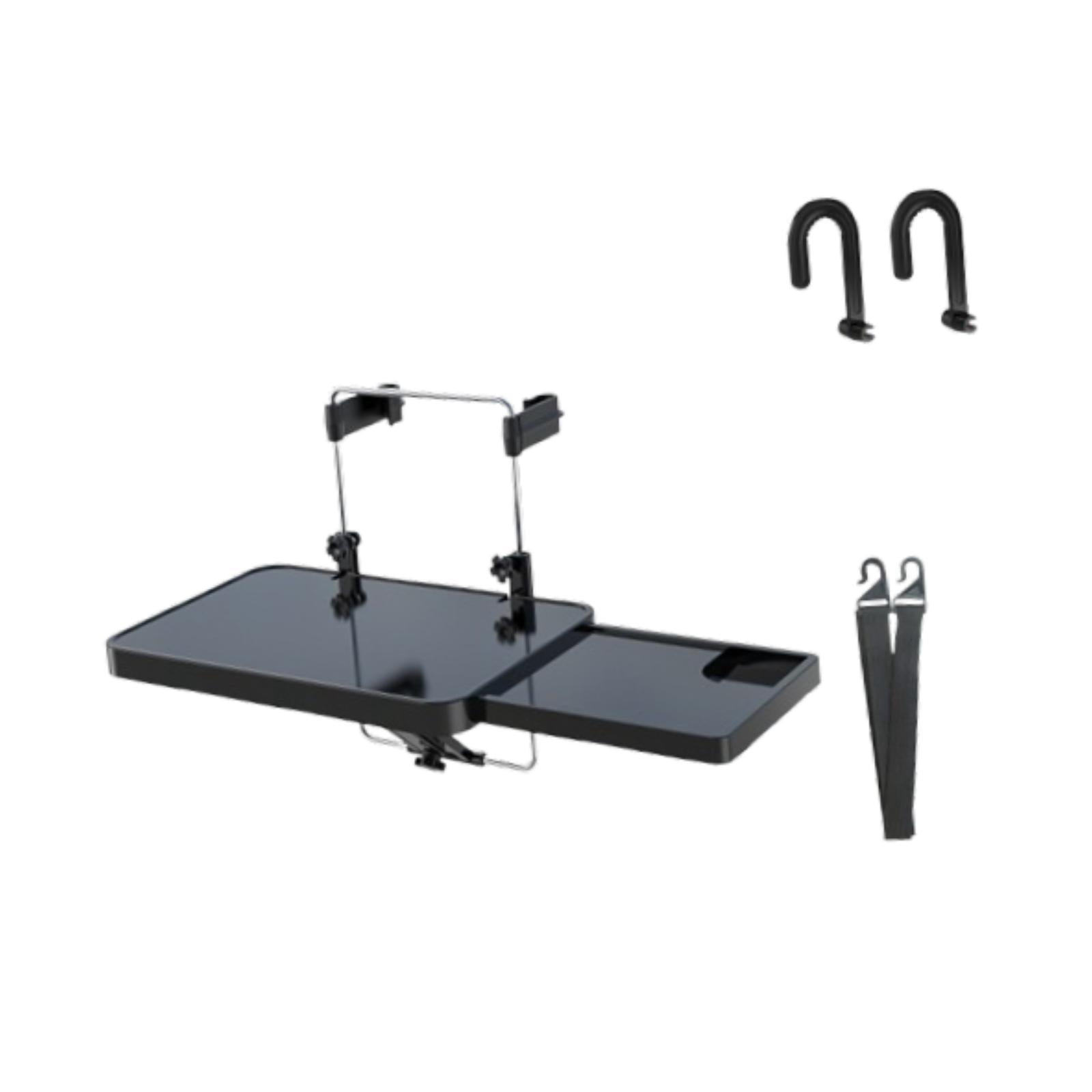 Car Steering Wheel Seat Tray Car Backseat Organizer Folding Stand Made with Durable ABS for Mobile Office and Dining