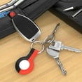 thumbnail image 3 of Étui de Protection en Silicone Anti-Perte Double Couleur Compatible pour le Tracker de Localisation d'Airtag, 3 of 8