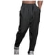 thumbnail image 2 of Pantalones largos para hombre, de color liso, informales, a la moda, ventilados, holgados, para hacer ejercicio, de poliéster., 2 of 7