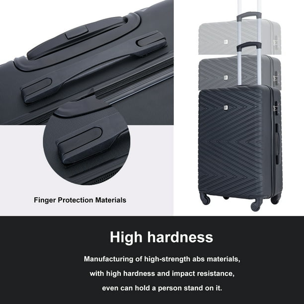 Travelhouse 4 Piece Hardshell Luggage Set Hardside Lightweight