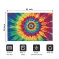 thumbnail image 5 of Colorful Rainbow Tie Dye Spiral Pattern Door Rugs,Washable Non Slip Door Mats Indoor,Decorative Door Mats,Entry Mat Indoor for Entrance,Bedroom,Kitchen,Bathroom,20"x32", 5 of 6