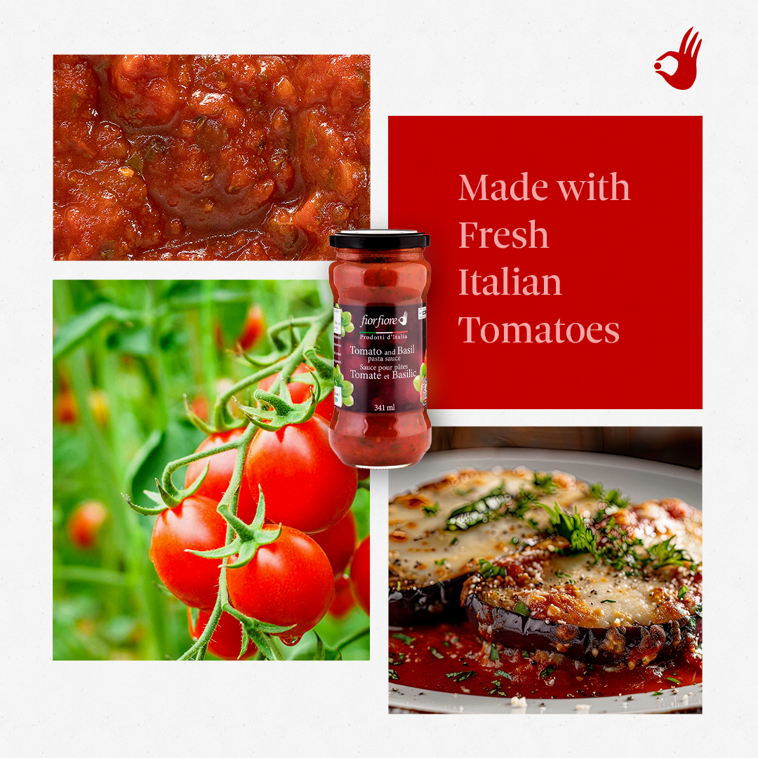 Fiorfiore Sauce pour pâtes tomates au basilic 343ml 343ml