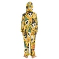 thumbnail image 3 of Vzayyk 4T-14Y Size Aviliable Cozy One-Piece Footless Sleeper Pajama Witches' Hats Black Cats Pumpkins, 3 of 8