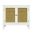 thumbnail image 6 of Butler Specialty Company Hyannis Rattan Console Accent Cabinet - White, 6 of 9
