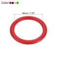 thumbnail image 2 of Uxcell 4cm Plastic Carnival Ringtoss Rings Game Hoop 24 Pack (Blue, Green, Red, Yellow), 2 of 5