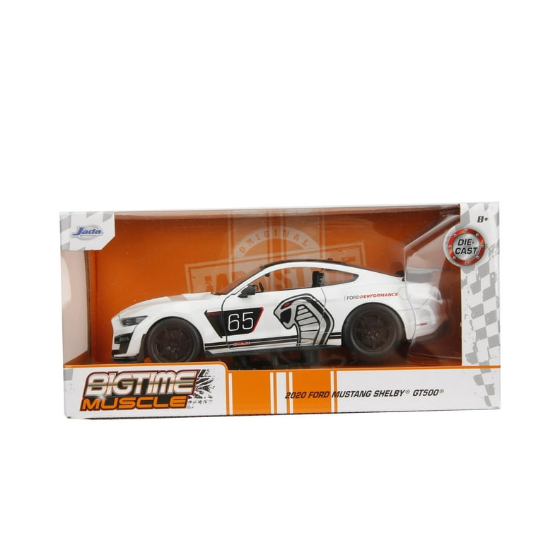 ミニカー 1:24 BTM 2020 FORD MUSTANG SHELBY GT500 2020 Ford Mustang Shelby G.T. 500 BTM Gloss White | Jada Toys