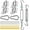 Multicolored, variant on Sail Shade Hardware Kit -Triangle Sun Awning Fixing Set, Stainless Steel Hook | Heavy Mounting Bracket Screw for Patio Pergola Loss Porch Porch, Jar Installation