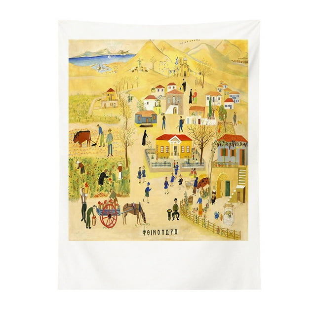 Tapiz de pared Four Seasons-Spyros de microtela 150 x 130 cm