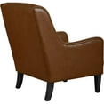 thumbnail image 4 of Tommy Hilfiger Andover Leather Accent Chair Cognac Brown, 4 of 9