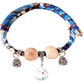 thumbnail image 1 of collier Pour Chat Avec Cloche,collier Pour Chat En Bois De Sapin,collier Anti-tranglement De Taille Rglable,adapt Aux Chats Et Autres Petits Anima, 1 of 5