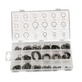 thumbnail image 1 of 225 Pcs Assortiment de Clips E-Clip Acier au Carbone Clip de Retenue Externe Kit, 1 of 7