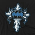 thumbnail image 2 of Batman T-Shirt Gothic Steel Logo Unisex Graphic Tee For Men & Women, 2 of 7