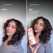 Suave Keratin Infusion Smoothing Shampoo for Frizzy Hair, Damaged Curly Hair, Smooths and Detangles, 28 fl oz