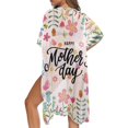 thumbnail image 5 of HELLHERO Polyester Women's Swimsuit Coverups for Holiday Quick Dry Breathable Butterfly and Floral Design, 5 of 6
