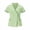 Green, variant on Scrub Tops for Women Short Sleeve Shirts Summer Cool Breathable 4 Way Stretch Nursing Suit Mandarin Collar V Neck Mock Wrap Uniform Adjustable Side Buckle Workwear with Pockets