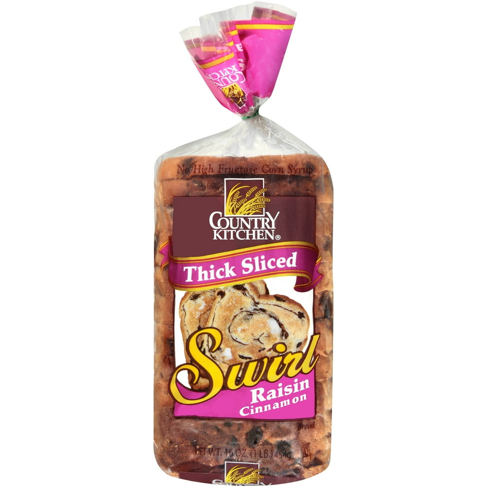 Country Kitchen® Swirl Raisin Cinnamon Thick Sliced Bread 16 oz. Loaf