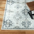 thumbnail image 5 of TOWN & COUNTRY EVERYDAY Avani Cottagecore Medallion Everwash® Washable Area Rug with Non-Slip Backing, Pet Friendly Rug, Grey, 7'10"x10'2", 5 of 13