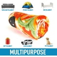 thumbnail image 2 of Zulay Kitchen Giant Loaded Pizza Blanket - Novelty Big Pizza Blanket Adult and Kids (60 Inch), 2 of 7