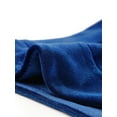 thumbnail image 6 of INSPIRE CHIC Women's Long Sleeve Open Front Velvet Cropped Bolero Shrug L Royal Blue, 6 of 7