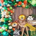 thumbnail image 2 of Juego de guirnaldas con forma de arco con forma de globo, 151 unidades, látex verde, animales del bo, 2 of 4