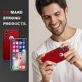 thumbnail image 6 of ImpactStrong Compatible with iPhone X Case/iPhone Xs Case, Heavy Duty Dual Layer Protection Cover Heavy Duty Case Designed for iPhone X/Xs 5.8 inch (2018) - Red, 6 of 9