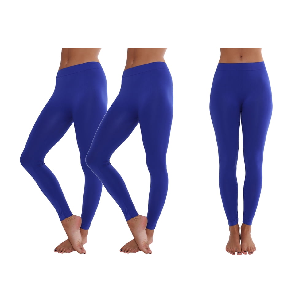 OEM - Women's Plus Size Basic Leggings Full Length - Value Saver Multi