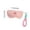 Pink, variant on COM1950s Silicone Glasses Bag, Portable Cartoon Glasses Case with Lanyard, Soft Eyeglass Storage Pouch, Sunglasses Protective Cover for Daily, Travel and Outdoor Use