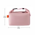 thumbnail image 2 of Lunch Bag, Collapsible Lightweight Blue Portable Insulated Lunch Tote, 1 Pack For Work Office School Picnic Travel, Reusable Food Storage Carrier To Keep Meals Fresh For Adults Kids, 2 of 5