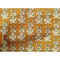 thumbnail image 4 of oneOone Cotton Cambric Fabric Rabbit Block Printed Craft Fabric BTY 56 Inch Wide, 4 of 4