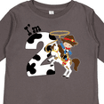 thumbnail image 4 of Inktastic I'm Two-cowboy Riding Horse Birthday Boys Long Sleeve Toddler T-Shirt, 4 of 5