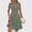 Green, variant on BRGZLK Women's Solid Color Short Sleeved Summer Ribbed Mini Sweater Dress 2026 Casual Crewneck Cap Sleeve Knit A Line Short Dresses