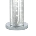 thumbnail image 4 of Benjara Jin 57" Floor Lamp- Gray Drum Fabric Shade- Modern Round Silver Base, 4 of 7