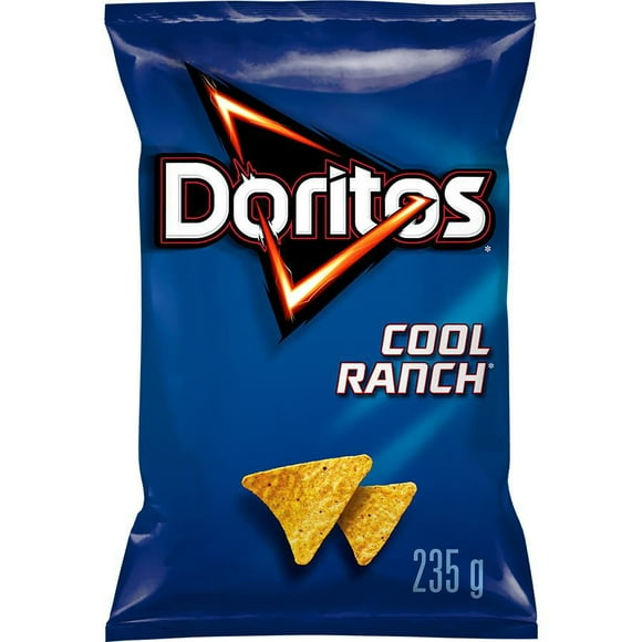 Doritos Cool Ranch flavoured tortilla chips, 235g