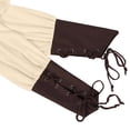 thumbnail image 6 of VBTAPA 3 Pcs Men's Renaissance Costume Halloween Medieval Pirate Shirt Pant Belt Outfit Set Viking Costume Sets Green L, 6 of 9
