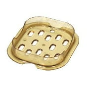RUBBERMAID FG345600AMBR Sixth Size Drain Tray,Amber