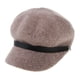 thumbnail image 1 of Sombrero clásico con visera plana para mujer de mezcla de lana Newsboy Cabbie Púrpura jinwen Sombrero de vendedor de periódicos de mujer, 1 of 8