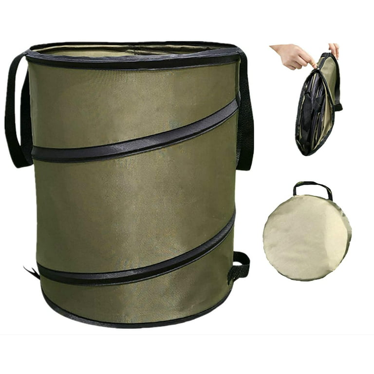 16/32/72 Gallon Garden Waste Bag Large Capacity Leaf Basket Bag With Handle  Reusable/collapsible Lawn Trash Bag - Temu