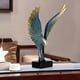 thumbnail image 5 of Estatua de ala de águila de estilo retro, escultura, accesorio fotográfico, estante para TV, dormitorio y hogar. Azul, 5 of 9