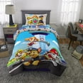 Paw Patrol Kids Bedding 4 Piece Twin Comforter and Sheet Set