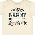 thumbnail image 4 of Inktastic Nanny Loves Me Grandchild Girls Baby Bodysuit, 4 of 5